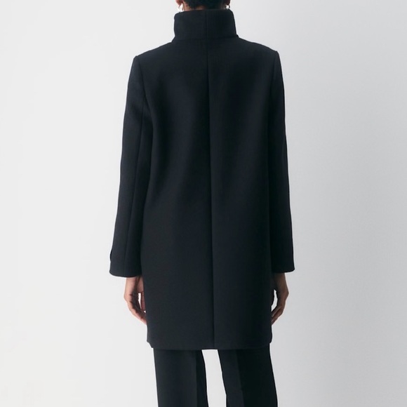 Aritzia Babaton Wool Cashmere Tailored Coat – Italian Milior Buttons – Size S - Picture 2 of 16